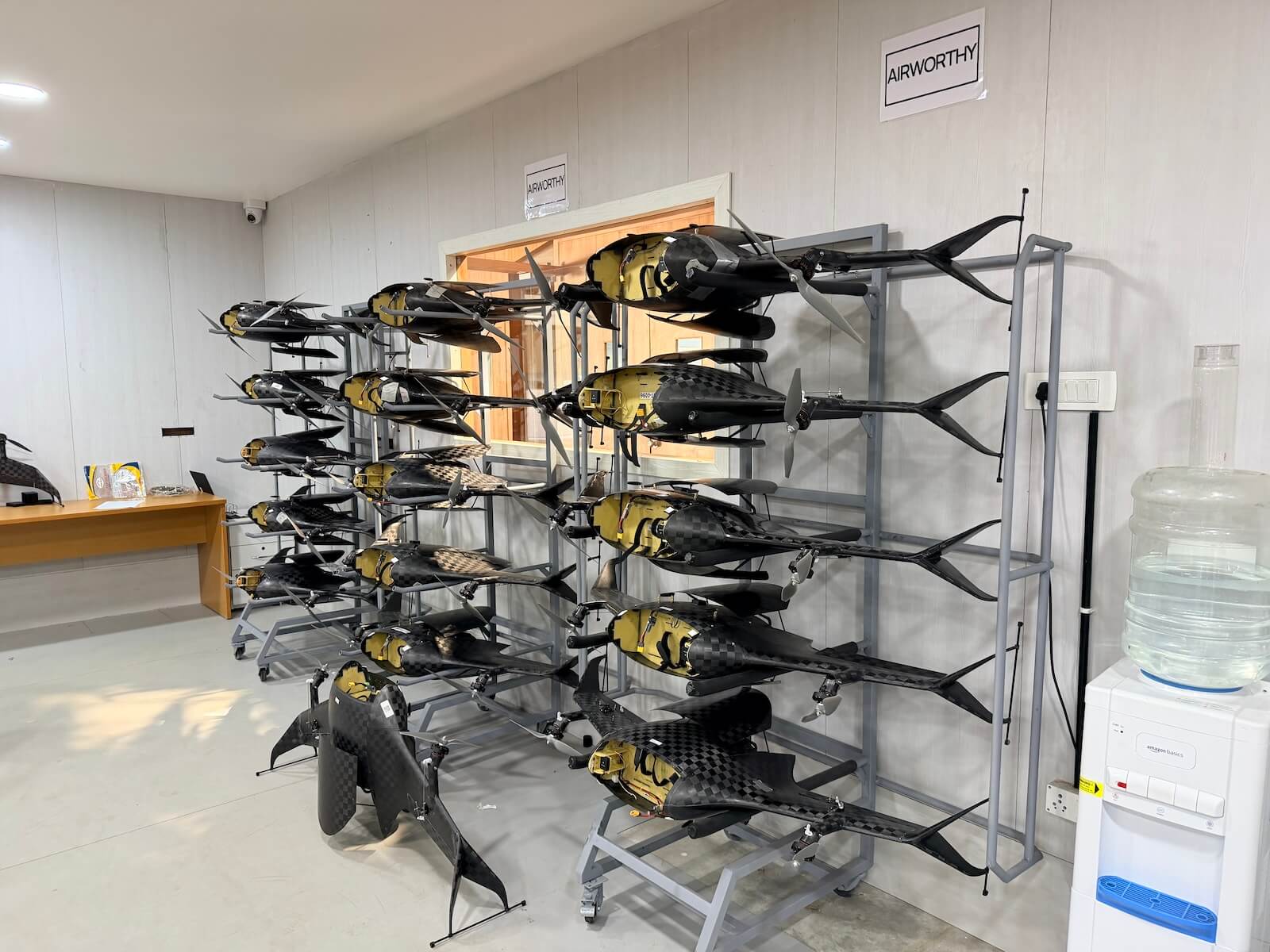 Airbound drones under production in the workshop