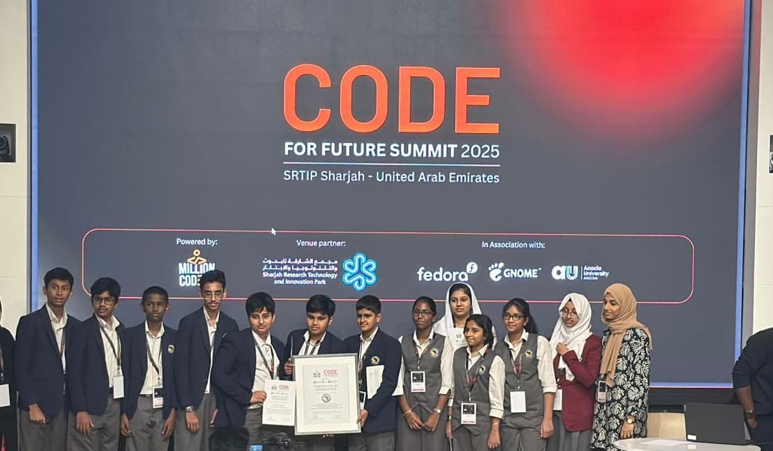 Playto Labs student Amelia Rose wins Outstanding Innovation Award at Code for Future Summit Sharjah