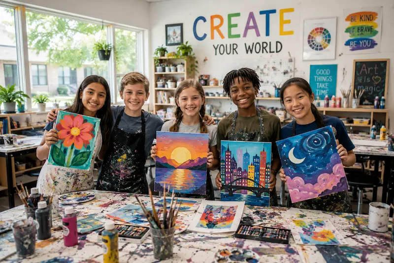 Art summer camp in Plano