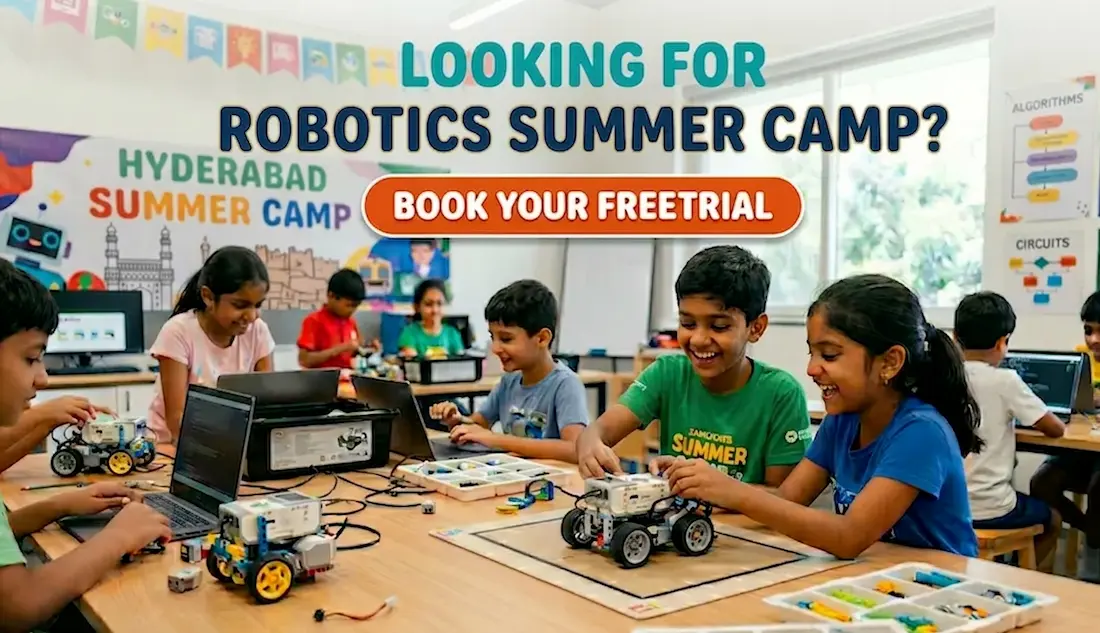 Robotics summer camp in Hyderabad