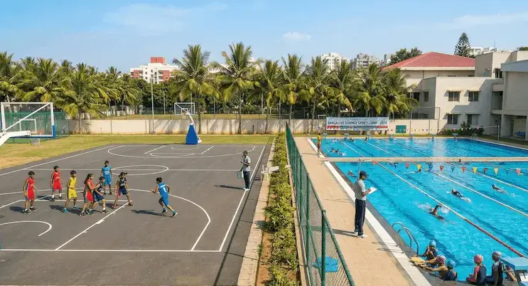 Sports summer camp in Bangalore: basketball, swimming, and more